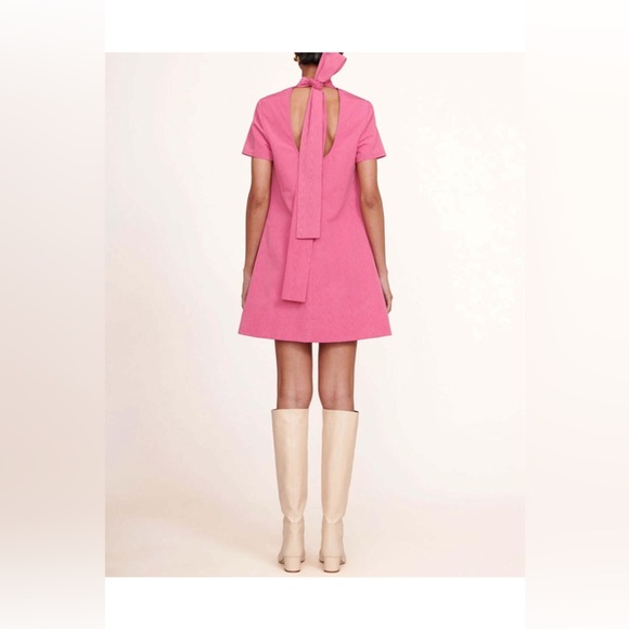 STAUD Mini llana Dress in Lollipop - Picture 4 of 8